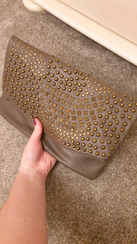 primark gold clutch bag